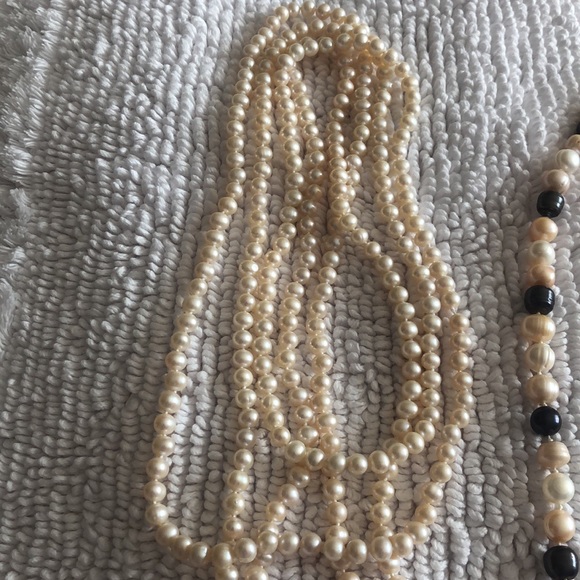 Set of two pearl necklaces - Picture 6 of 9